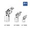 Prime-Line WORKPRO W074458 Universal Socket Drive Joint Set, Heat-Treated Chrome Single Pack W074458 - alternate 2